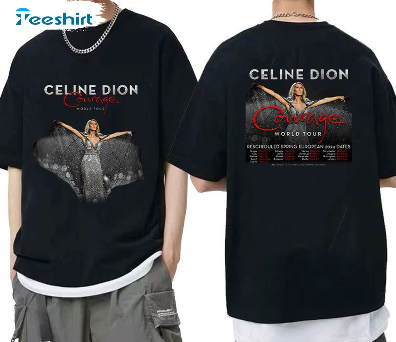 Celine Dion Spring Europe Tour 2023 Shirt, Celine Dion Concert Sweatshirt Unisex Hoodie