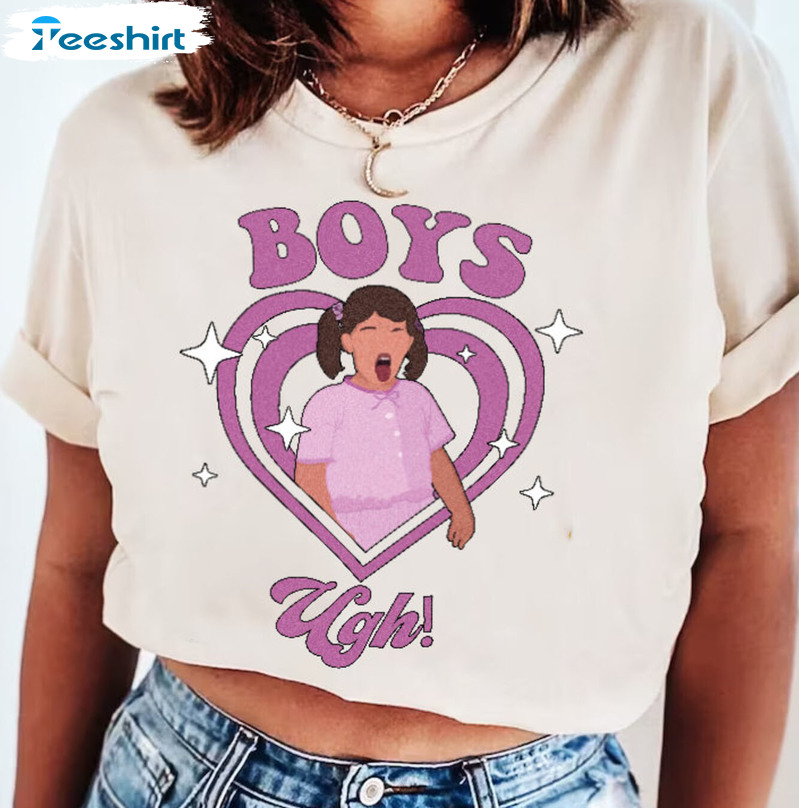 Funny Boys Ugh Valentine Shirt, Retro Valentine Short Sleeve Sweatshirt