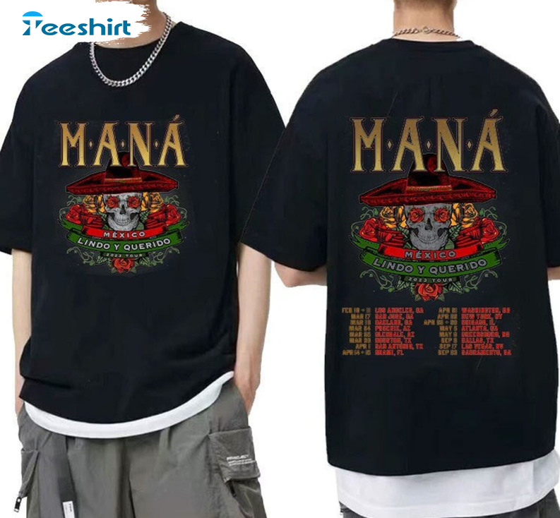 Pink Summer Carnival Tour Shirt, Mana Tour 2023 Unisex T-shirt Long Sleeve