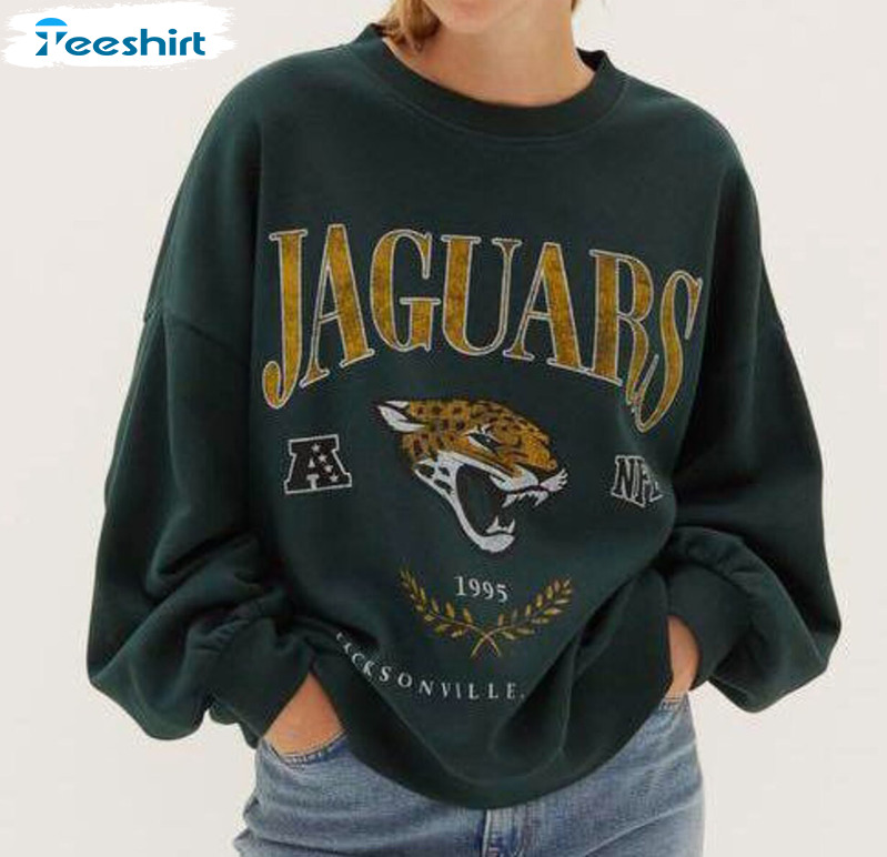 Jacksonville Jaguars VINTAGE NFC 1995 Shirt NFL Sport Football Team Funny  HOT