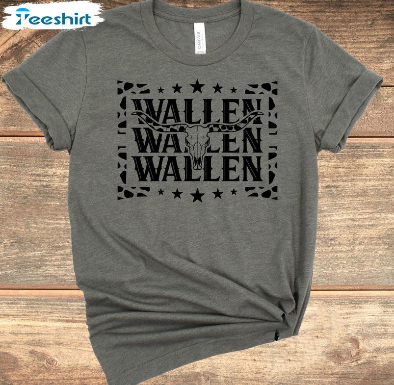 Wallen Western Country Shirt, Morgan Wallen Country Tee Tops Unisex Hoodie