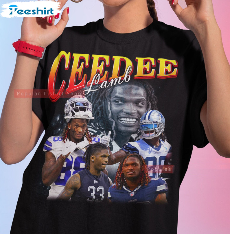 Ceedee lamb vintage style 90s shirt Dallas Texas football, hoodie