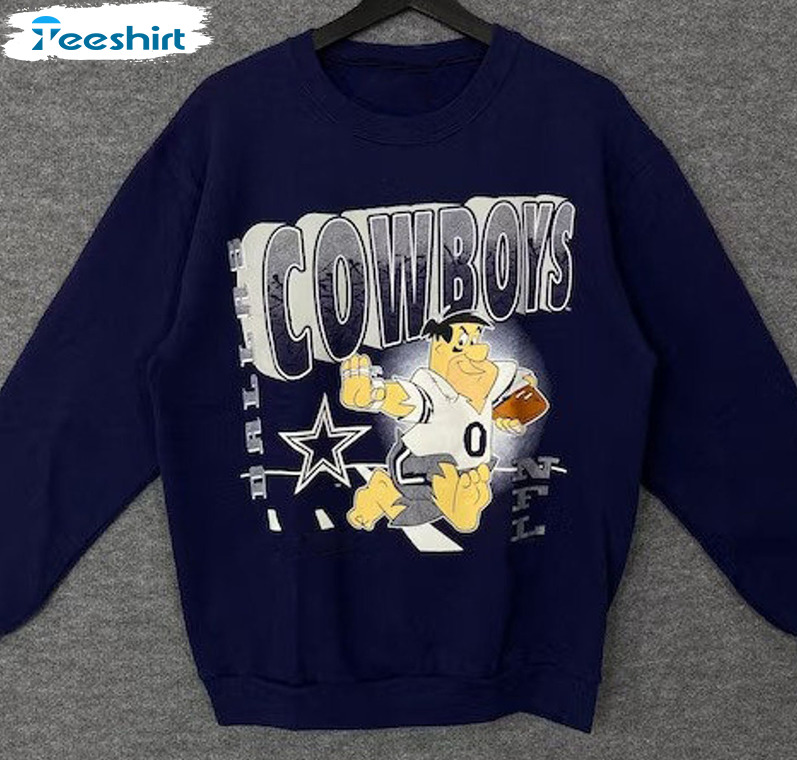 Dallas Football Mascot Sweatshirt, Vintage Dallas Cowboy Short Sleeve Tee Tops