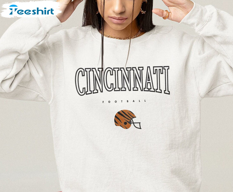 Cincinnati Football Sweatshirt, Vintage Football Sweater Unisex T-shirt