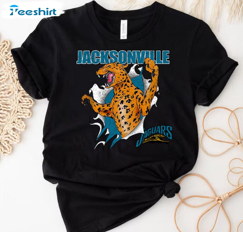 Jacksonville Football Skeleton Shirt Football Shirt Vintage Bootleg Design  Rap Shirt Jacksonville Jaguars Shirt Unique - Revetee