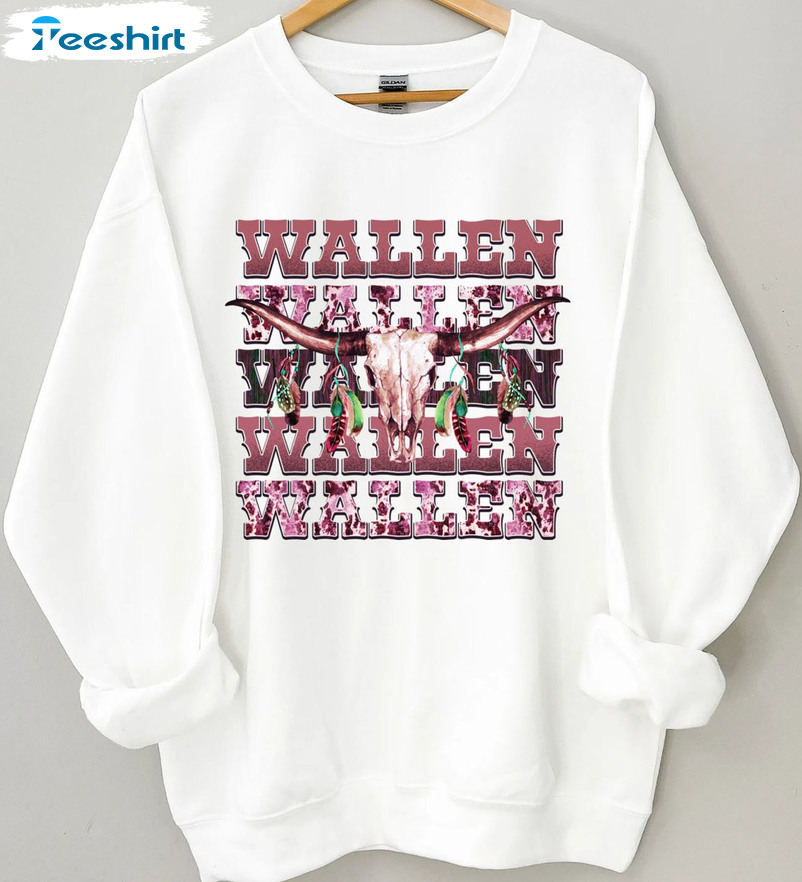 Wallen Western Valentine Shirt, Cowboy Wallen Sweater Unisex Hoodie