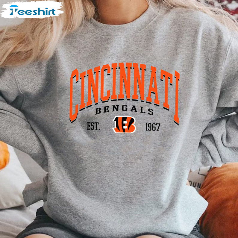 Cincinnati Established 1967 Shirt - Bengals Football Sweatshirt