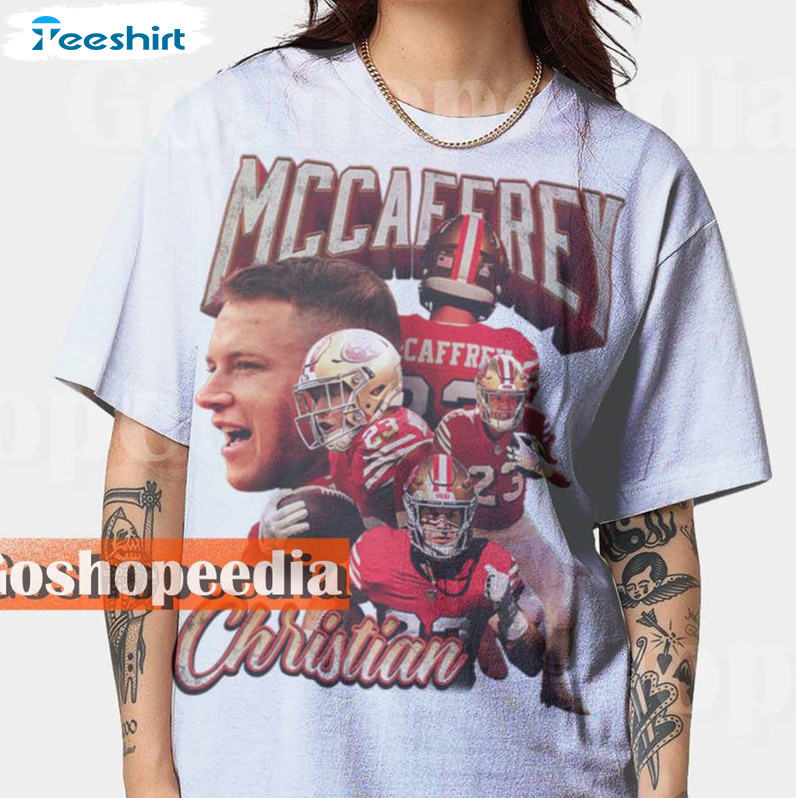 Limited Christian Mccaffrey Shirt, Proffesional Football Unisex T-shirt  Long Sleeve