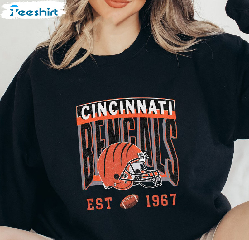 Cincinnati Bengals Crewneck Sundey Football Shirt Women Sweatshirt