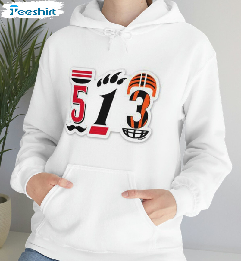 513 Cincinnati Shirt, Trending Football Crewneck Unisex Hoodie