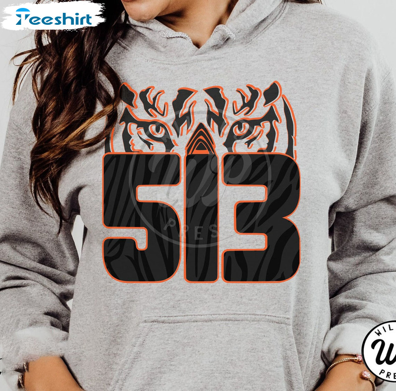 513 Cincinnati Football Shirt, Trending Unisex Hoodie Short Sleeve