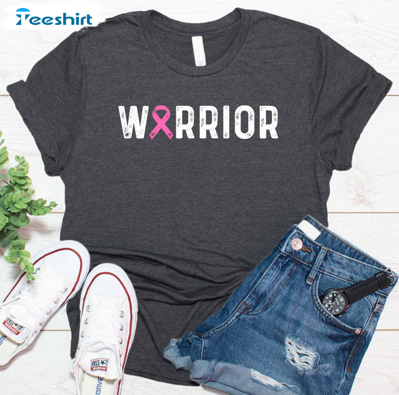 Breast Cancer Warrior Shirt, Breast Cancer Awareness Hoodie Unisex T-shirt