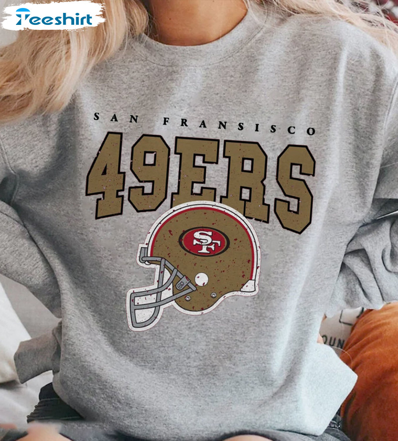 San Francisco 49ers Shirt, Trending Football Tee Tops Short Sleeve