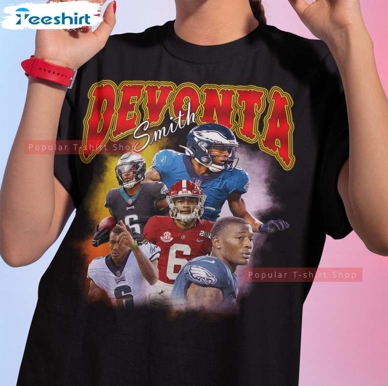 Devonta Smith Vintage Shirt, Best Devonta Unisex Hoodie Sweater