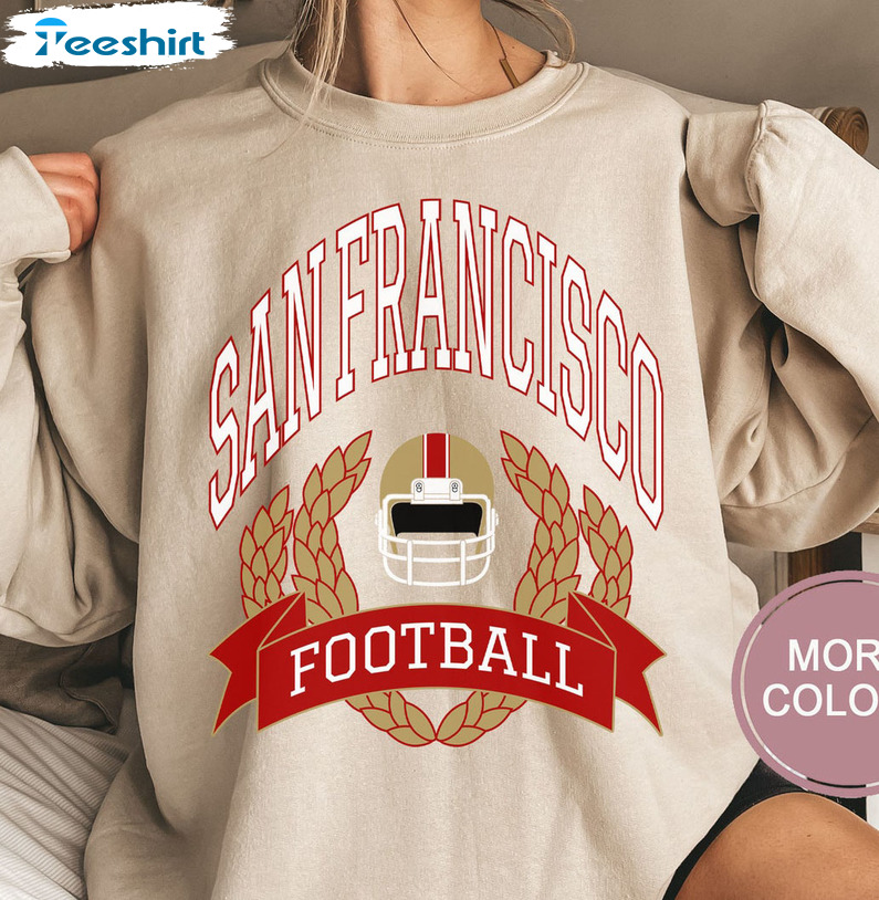 Vintage San Francisco Football Sweatshirt Retro San Francisco 