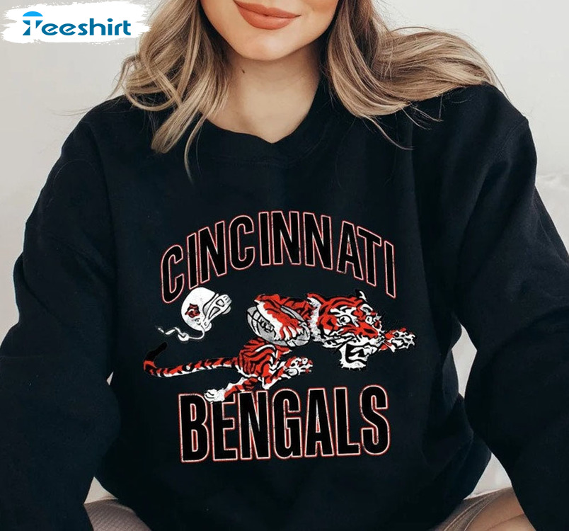 Cincinnati Bengals Football Vintage 80s Retro Style Shirt 