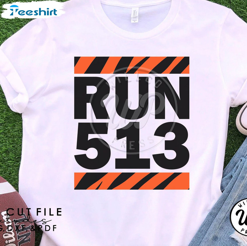 Run 513 Cincinnati Football Trending Sweatshirt, Unisex T-shirt