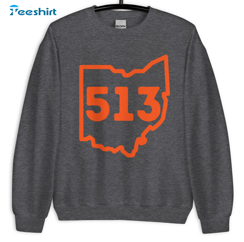 Ohio 513 Cincinnati Bengals Vintage Sweatshirt, Unisex Hoodie