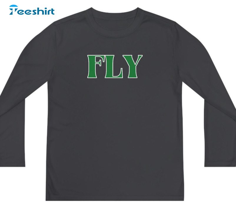 Fly Eagles Youth Shirt, Philadelphia Eagles Unisex T-shirt Long Sleeve