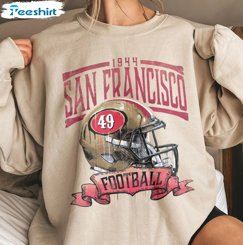 San Francisco Football Shirt, Trending Football Crewneck Unisex Hoodie