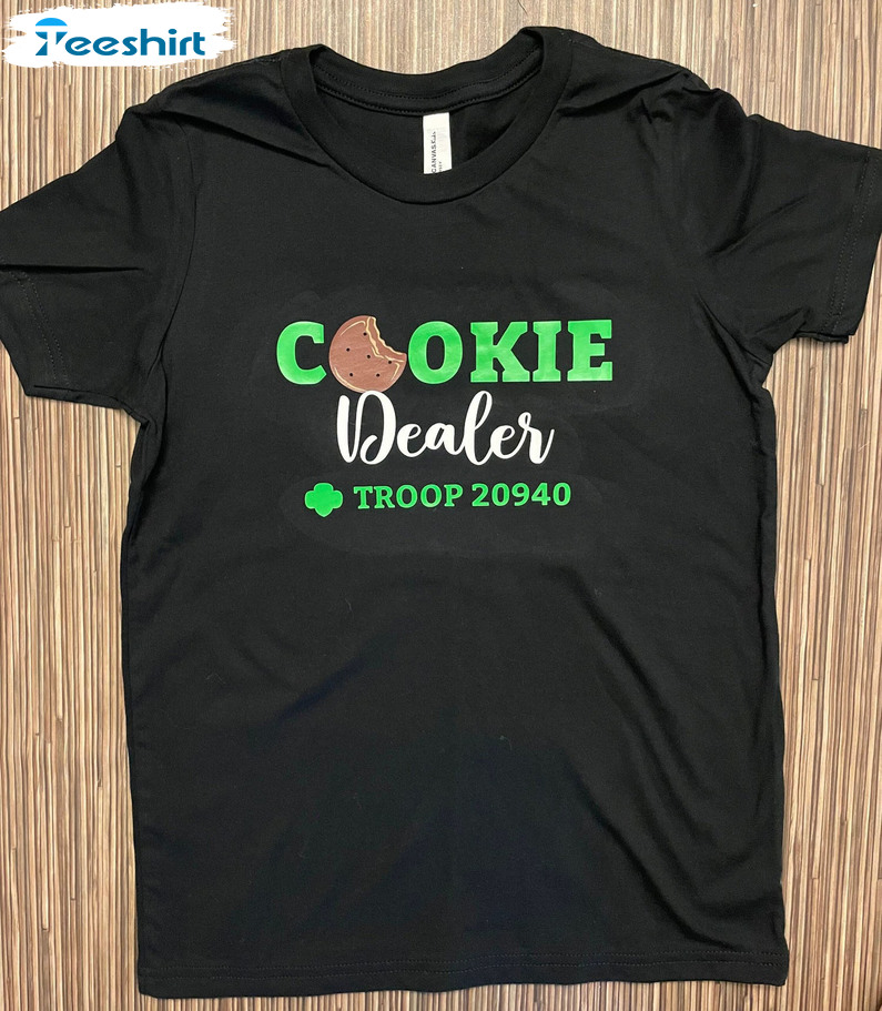 Girl Scout Cookie Dealer Shirt, Cookie Season Short Sleeve Crewneck