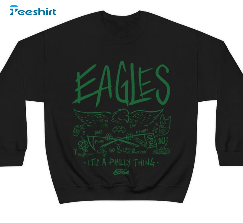 Philadelphia Eagles Shirt, It's A Philly Thing Sweater Long Sleeve