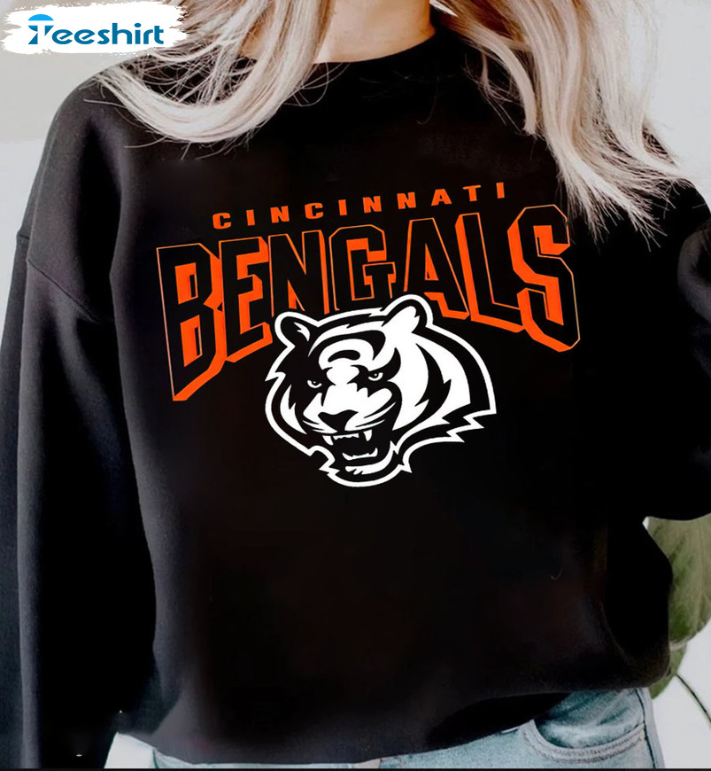 Cincinnati Bengals Sweatshirt, American Football Long Sleeve Unisex T-shirt