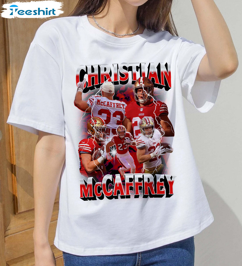 Christian McCaffrey San Francisco 49ers football signature Vintage shirt,  hoodie, sweater, long sleeve and tank top