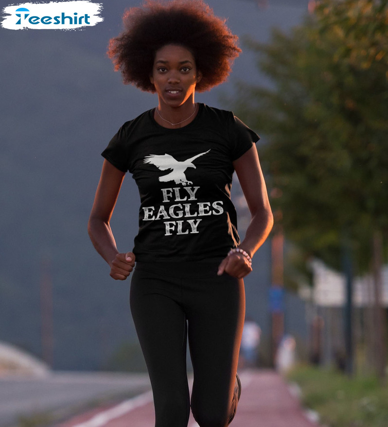 Fly Eagles Fly Vintage Shirt, Cool Crewneck Unisex T-shirt