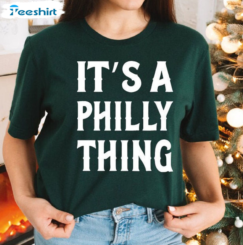 It's A Philly Thing Vintage Shirt, Philadelphia Eagles Jalen Hurts Sweater Unisex Hoodie
