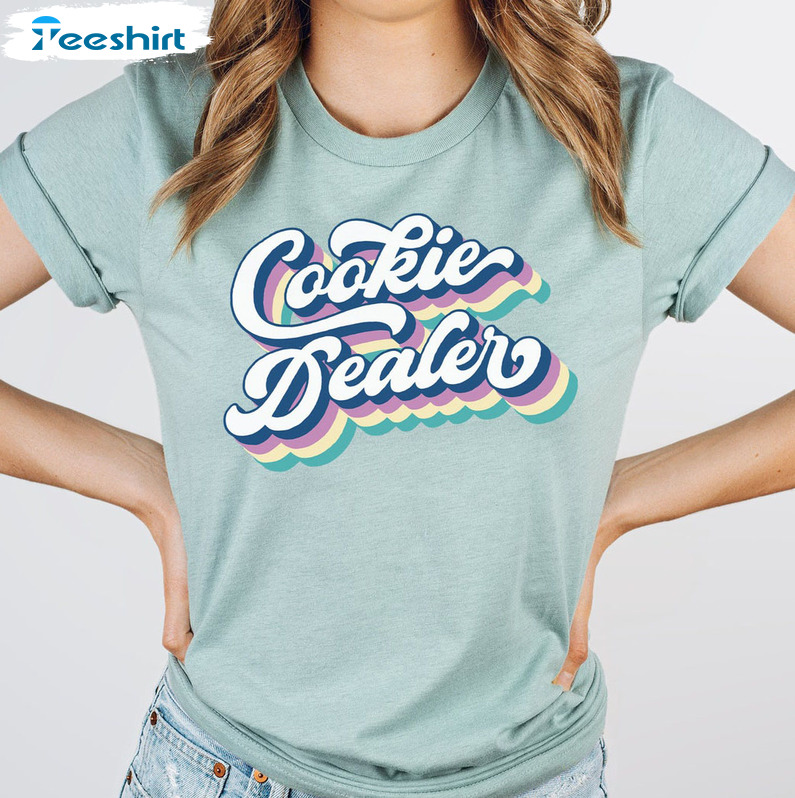 Cookie Dealer Vintage Shirt, Trending Crewneck Long Sleeve