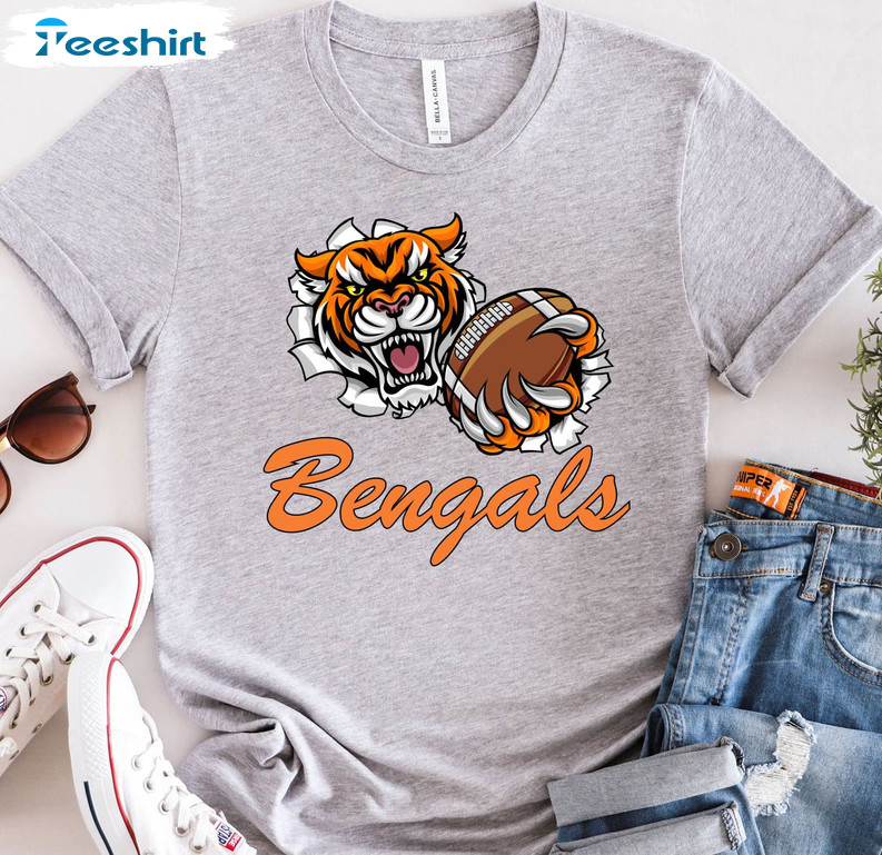 Bengals Football Shirt, Cool Bengals Football Unisex T-shirt Sweater