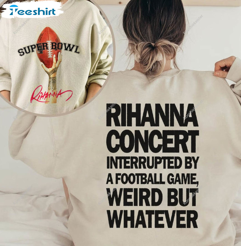 Superbowl 2023 Halftime Rihanna Trendy Shirt, American Football Unisex T-shirt Unisex Hoodie