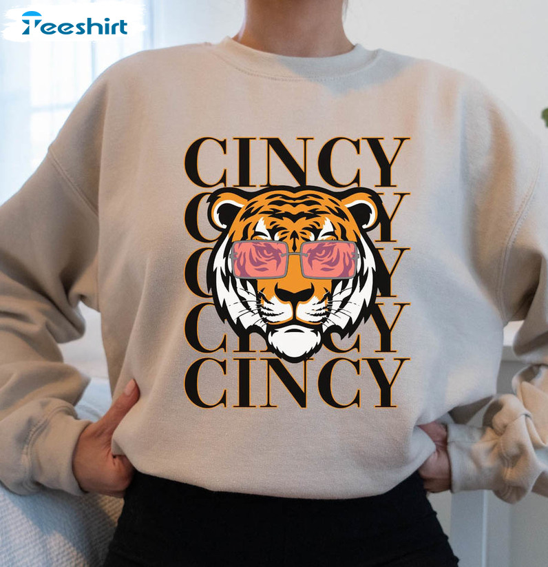 Cincinnati Bengals Sweatshirt, Who Dey Bengals Long Sleeve Sweater
