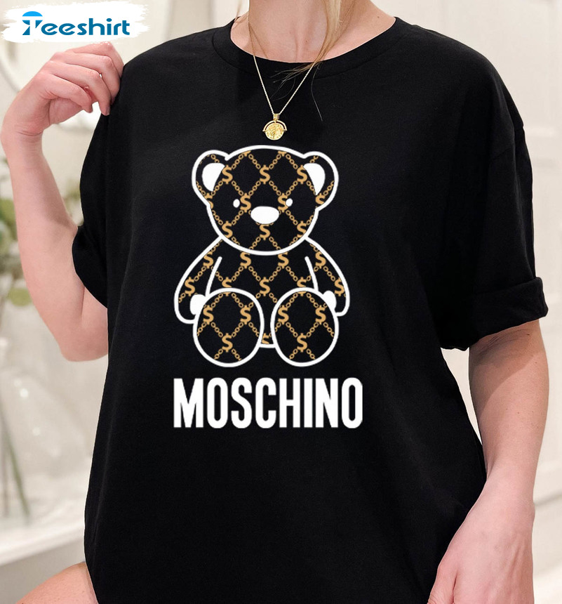 Moschino Teddy Bear T Shirt, Moschino T-Shirt For Men, For Women, Unisex  T-shirt, This Is Not