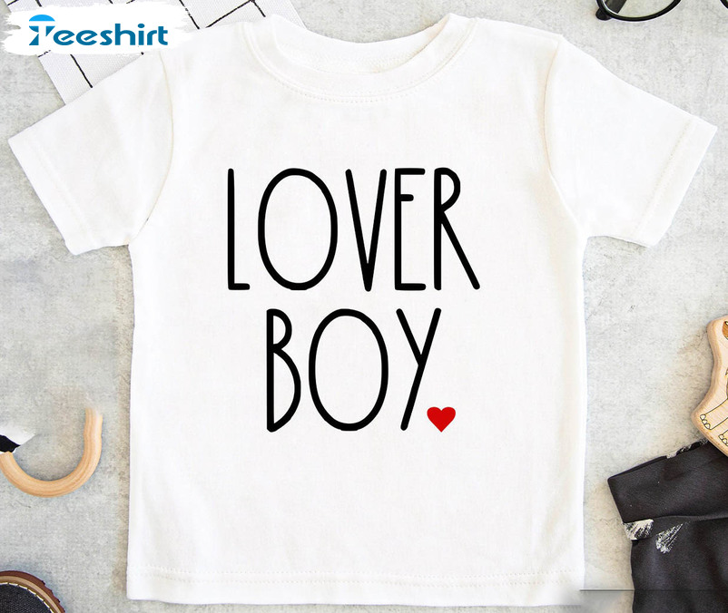 Lover Boy Vintage Shirt, Valentines Day Short Sleeve Unisex T-shirt