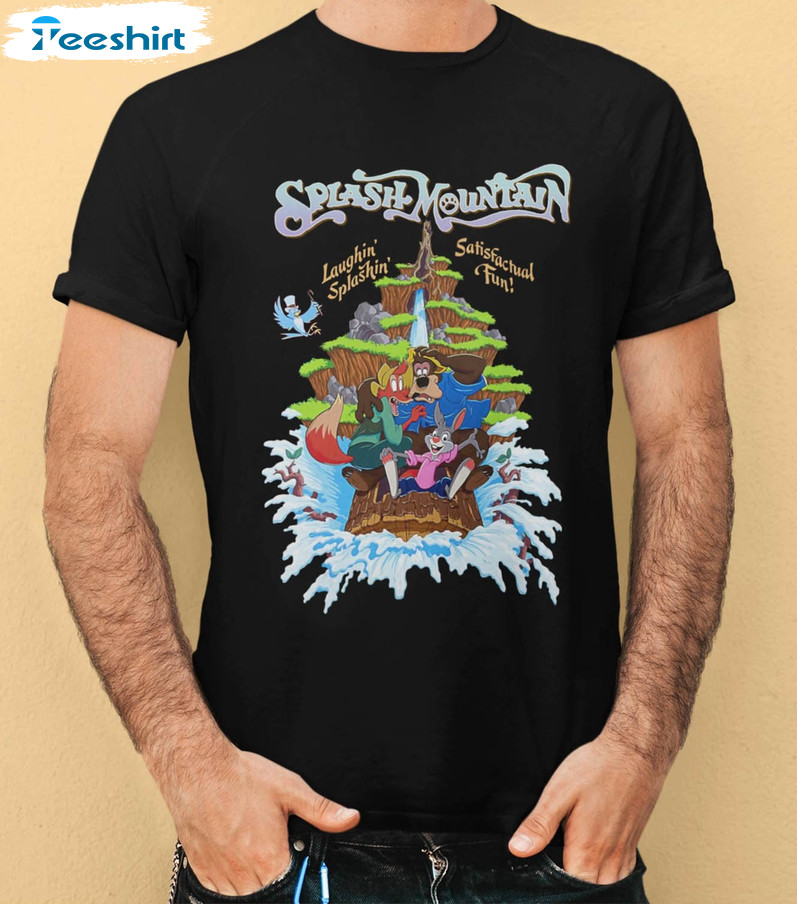 Splash Mountain Vintage Shirt, Fox And Brer Rabbit Disneyland Unisex T-shirt Long Sleeve