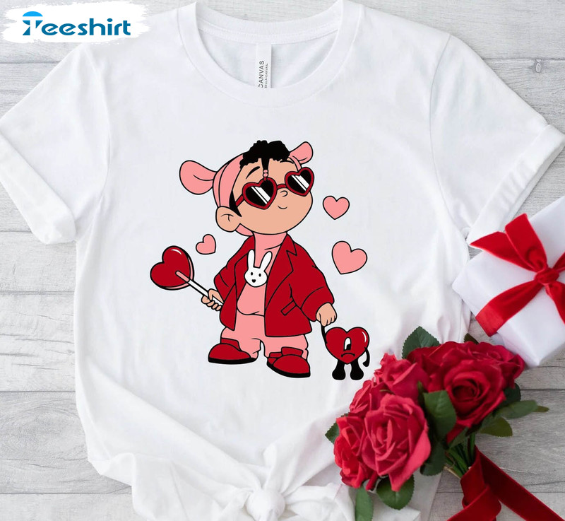 Valentine Baby Benito Shirt , Bad Bunny Valentine Unisex Hoodie Long Sleeve