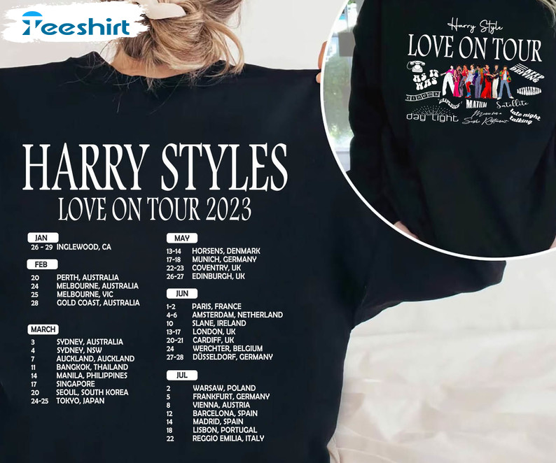 Harry Tour 2023 Shirt, Harry World Tour Unisex Hoodie Sweater