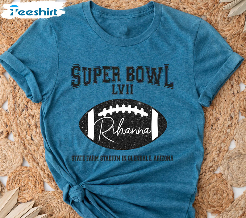 Rihanna Super Bowl 2023 Rihanna Football T-Shirt - Peanutstee