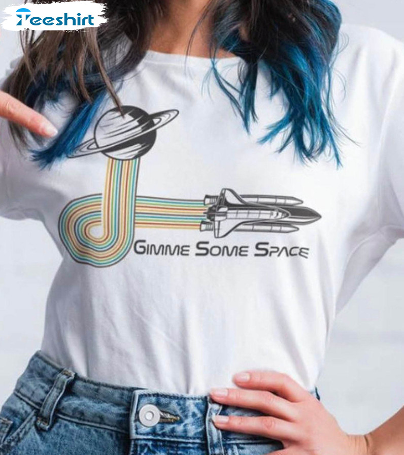 Give Me Some Space Shirt, Vintage Tee Tops Short Sleeve