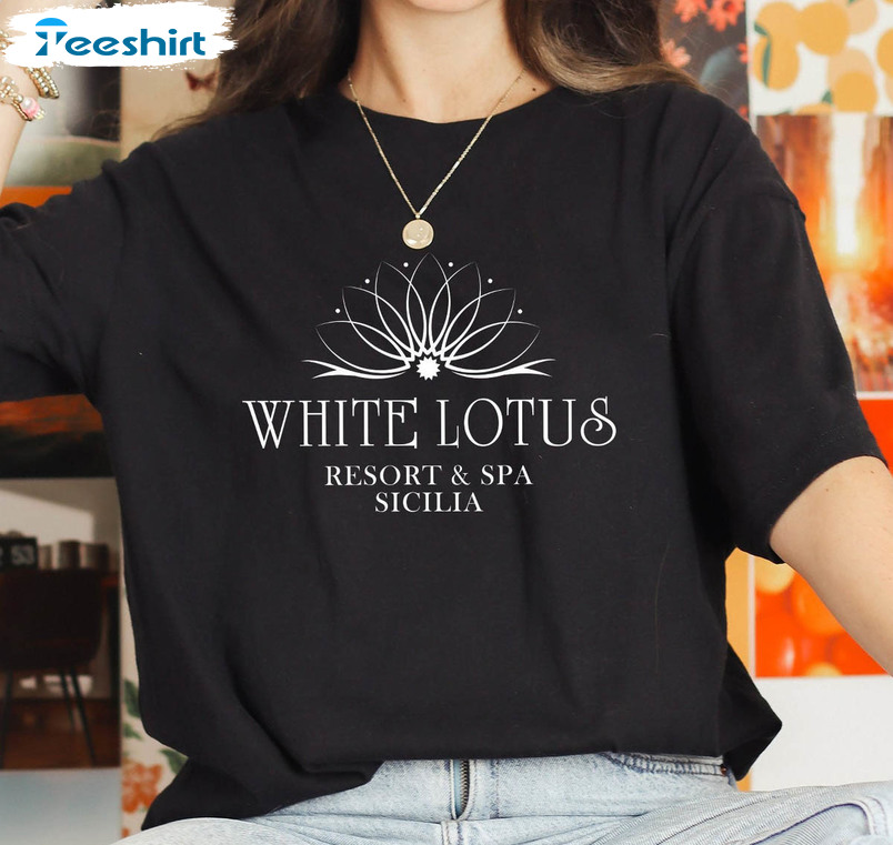 Funny Tv Series White Lotus Resort And Spa Shirt, Jennifer Coolidge Long Sleeve Unisex Hoodie