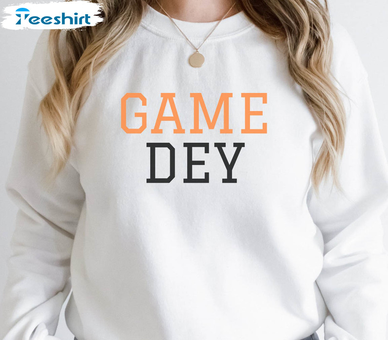 Game Dey Pullover Shirt, Trending Football Long Sleeve Unisex Hoodie