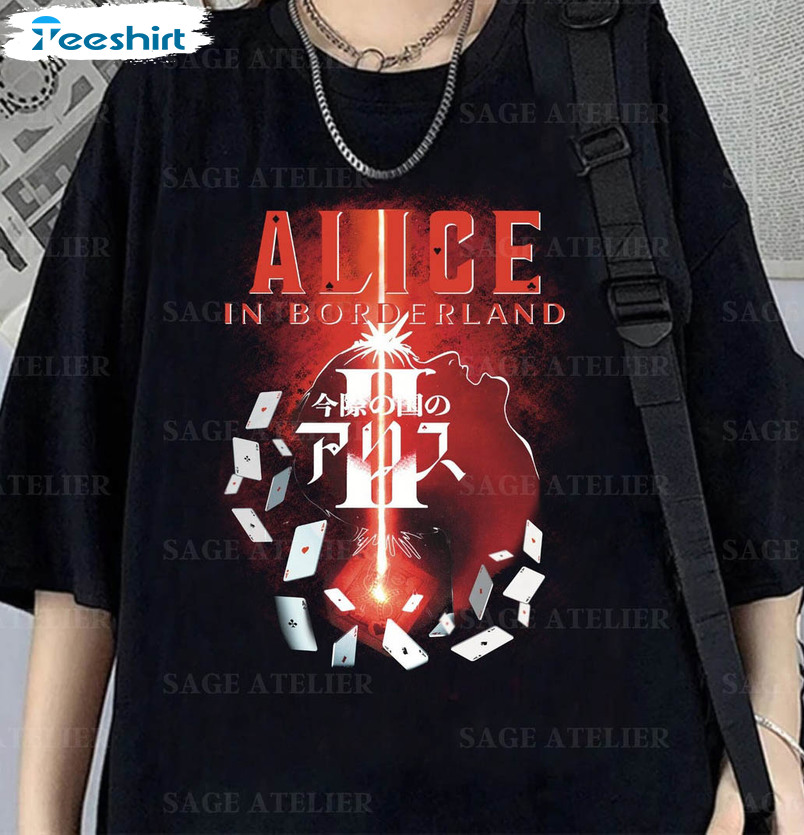 Alice In Borderland Trendy Shirt, Japanese Survival Manga Series Crewneck Unisex Hoodie