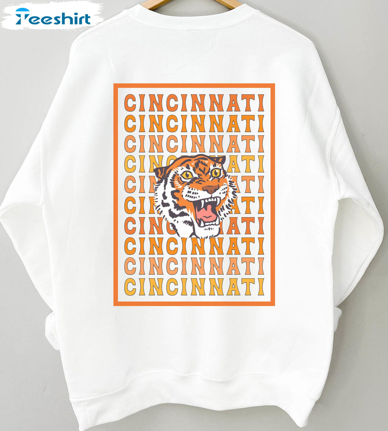 Cincinnati Bengals Vintage Style Cincinnati Bengals Football Crewneck  Cincinnati Nfl Sh124 Shirt