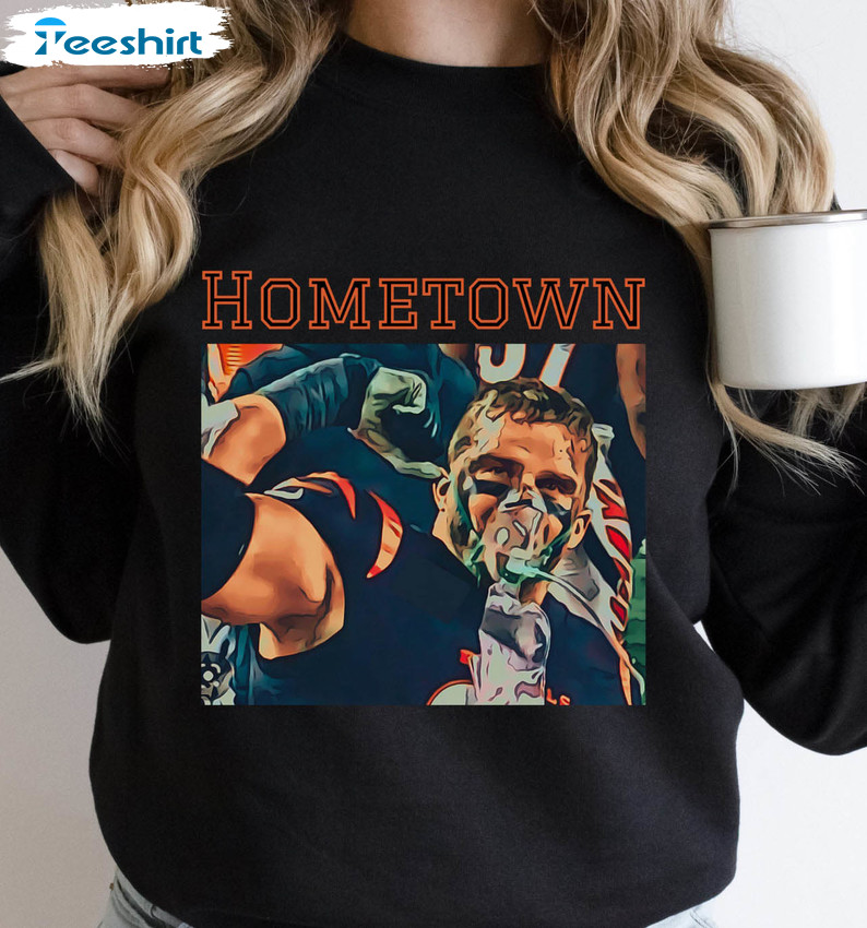 Sam Hubbard Hometown Shirt, Cant Catch Me Hubbard Unisex T-shirt Crewneck