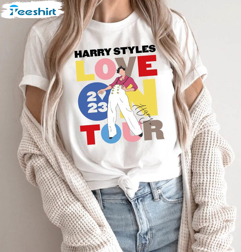 Harry's House Shirt, Harry Styles Love On Tour Short Sleeve Tee Tops