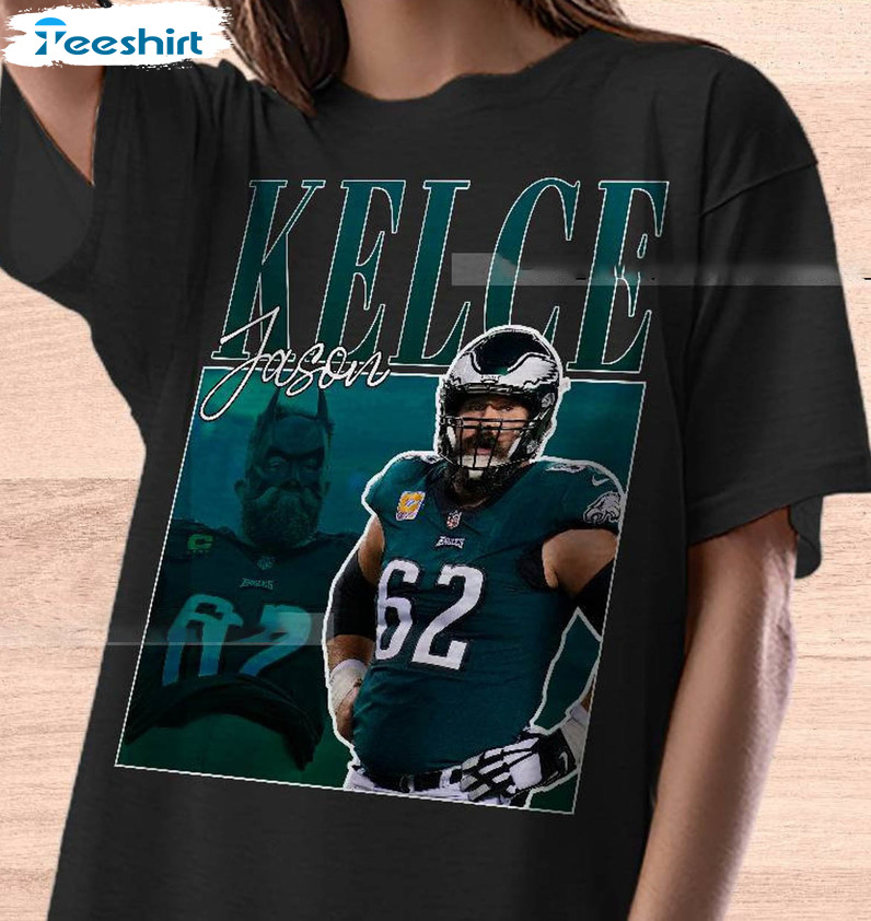 Limited Jason Kelce Shirt, Vintage Football Tee Tops Sweatshirt
