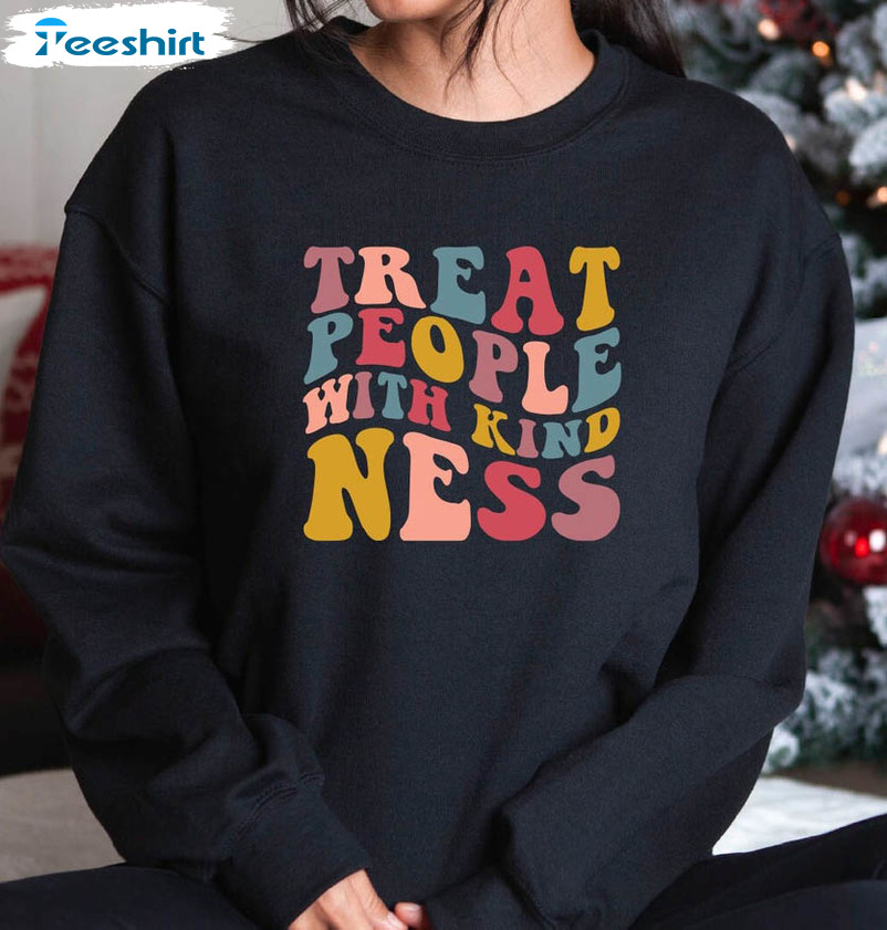 Treat People With Kindness Sweatshirt, Harry's House Short Sleeve Crewneck