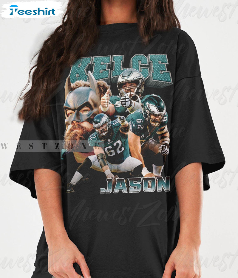 Jason Kelce Shirt, Vintage Eagles Football Sweatshirt Unisex Hoodie